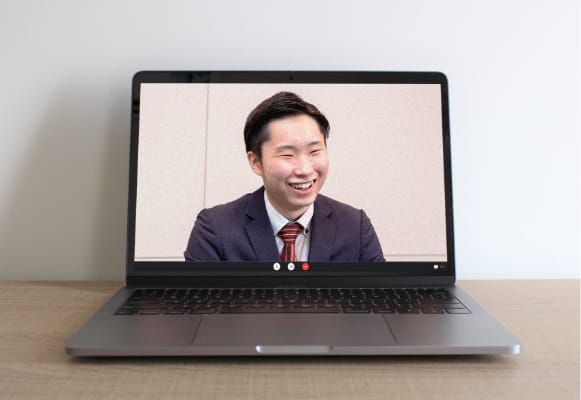 オンライン面談の様子